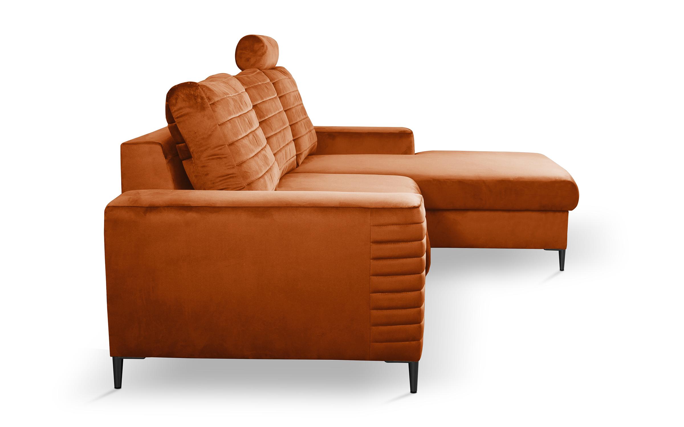 Γωνιακός καναπές Bolero, πορτοκαλί  4